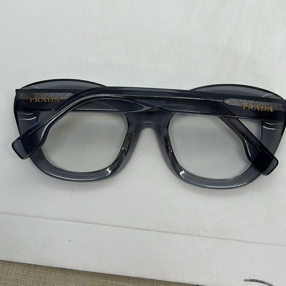 Prada Women's Glasses in Translucent Gray - Picture 8 of 8